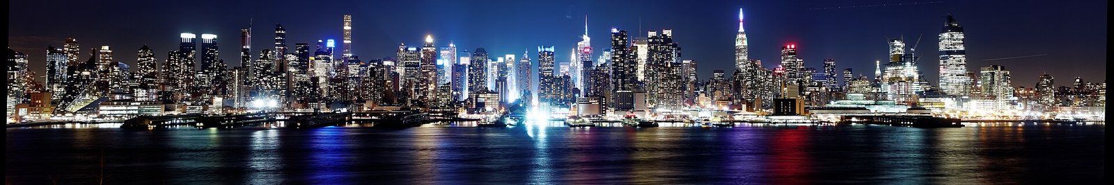 City skyline and real estate market