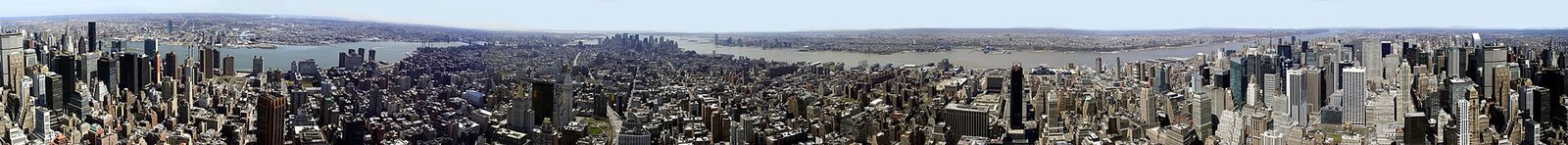 Urban skyline panorama